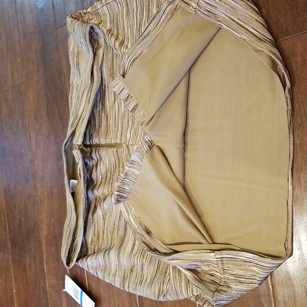 Michael Michael Kors Dark Camel Skirt Size XL - Picture 6 of 11
